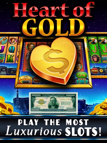 heart of gold! free vegas casino slots of the jackpot palace inferno! ipad images 1