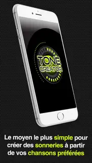 tonecreator - create ringtones, text tones and alert tones iPhone Captures Décran 1