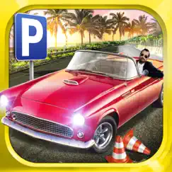 classic sports car parking game real driving test run racing logo, reviews