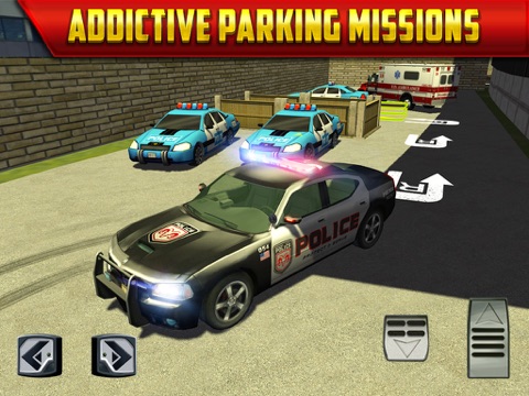 police car parking simulator game - real life emergency driving test sim racing games ipad images 4