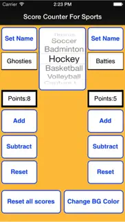score counter for sports iphone capturas de pantalla 2