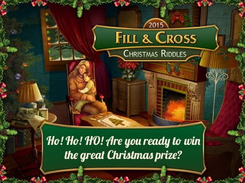 fill and cross. christmas riddles free ipad images 1