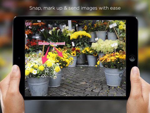 skitch - snap. mark up. send. ipad images 1