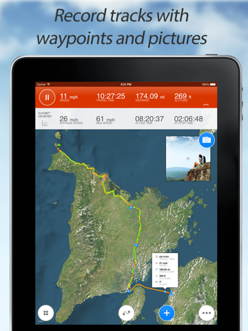 track kit - gps tracker with offline maps ipad images 1