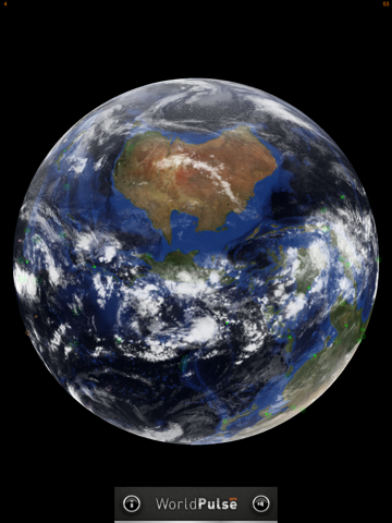 worldpulse pro earth weather clouds & temperature айпад изображения 2
