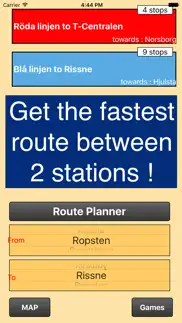 stockholm metro - map and route planner iphone images 1