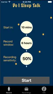 do i sleep talk: record snore and sleep talking iphone images 1