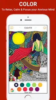 colorsip calm relax focus coloring book for adults iphone images 1