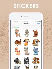 cute puppies stickers themes by chatstick ipad images 1