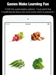 flashcards for kids - first food words ipad images 2