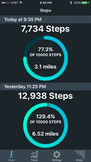 steps, the pedometer app iphone images 1
