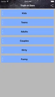 truth or dare - funny party game iphone images 1