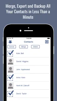 vcard contacts backup - copy & export address book iphone images 1