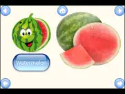 fruit words baby learning english flash cards ipad images 3