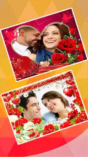 valentine's day love cards - romantic photo frame iphone images 4