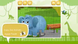 learn zoo animals jigsaw puzzle game for kids iphone images 4