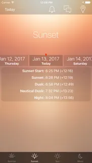 sunrise sunset info iphone resimleri 2