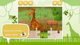 learn zoo animals jigsaw puzzle game for kids iphone images 2