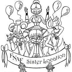 coloring pages for fnaf sister location logo, reviews