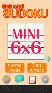 6x6 mini sudoku puzzle iphone resimleri 1