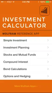 wolfram investment calculator reference app iphone resimleri 1