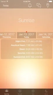 sunrise sunset info iphone resimleri 1