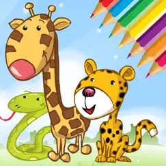 animals cute coloring book for kids - drawing game logo, reviews