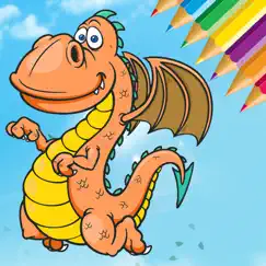 dragon dinosaur coloring book - dino kids all in 1 logo, reviews