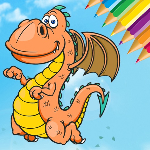 Dragon Dinosaur Coloring Book - Dino Kids All In 1 app reviews download