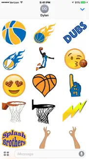 warriors basketball stickers iphone images 2
