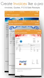 invoice manager: create, send invoice and estimate iphone images 1