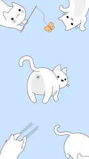yuki neko - kitty cat fun pet stickers iphone images 2