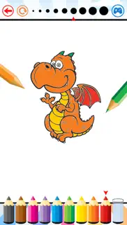dragon dinosaur coloring book - dino kids all in 1 iphone images 1