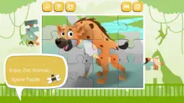 learn zoo animals jigsaw puzzle game for kids iphone images 3