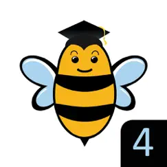 spelling bee for kids - spell 4 letter words logo, reviews