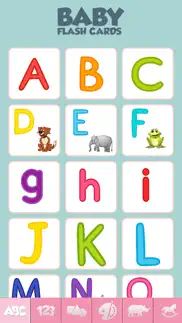 baby flash cards game learn alphabet numbers words iphone images 1