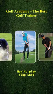 golf training and coaching iphone resimleri 1