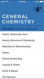 wolfram general chemistry course assistant iPhone Captures Décran 1