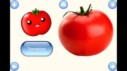 vegetable words baby learning english flash cards iphone images 2