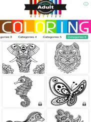 owl floral coloring book for adult relaxation game ipad images 2
