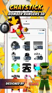 bomber rangers 3d stickers for imessage iphone images 1