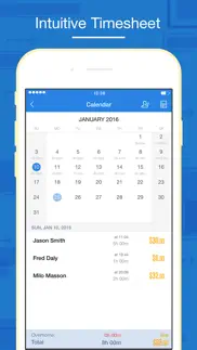 hours keeper pro - timesheet, tracking & billing iphone images 2