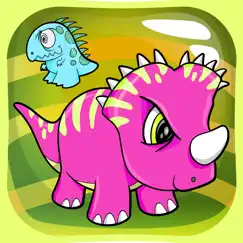 dinosaur match 3 puzzle - dino drag drop line game logo, reviews