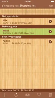 shoppinglist pro edition iphone images 1