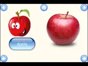 fruit words baby learning english flash cards ipad images 2