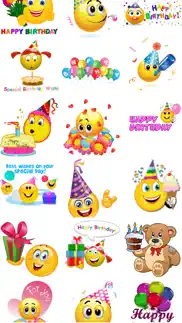 birthday emoticons iPhone Captures Décran 3