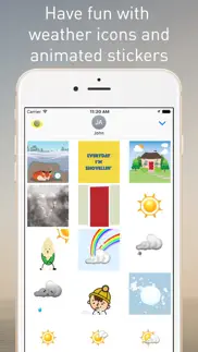 the weather network stickers for imessage iphone images 2