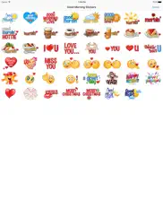 good morning stickers, love you & more ipad images 1