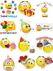 birthday emoticons ipad capturas de pantalla 3