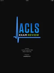 acls exam review - test prep for mastery iPad Captures Décran 2